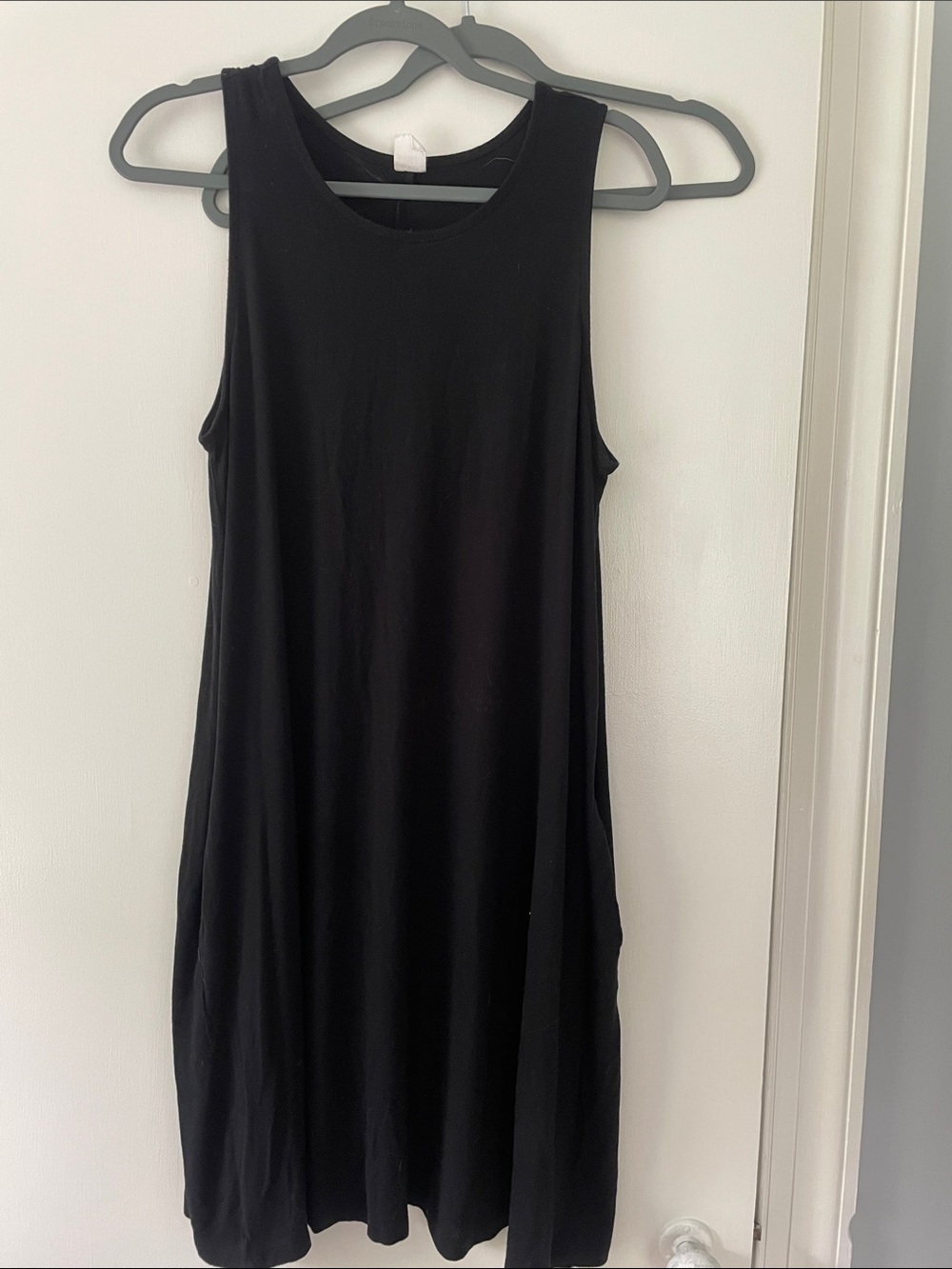 Black Sleeveless Tank Dress - Simple Everyday Staple